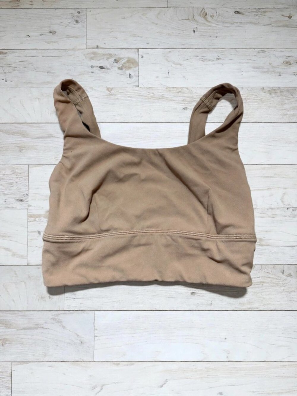 lululemon Align Reversible Bra Size 4 Camel Nulu